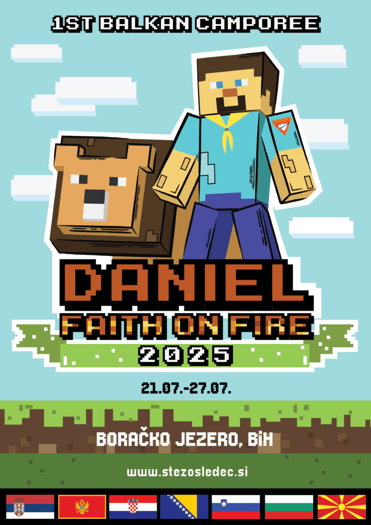 Plakat Balkan Camporee - Faith on Fire